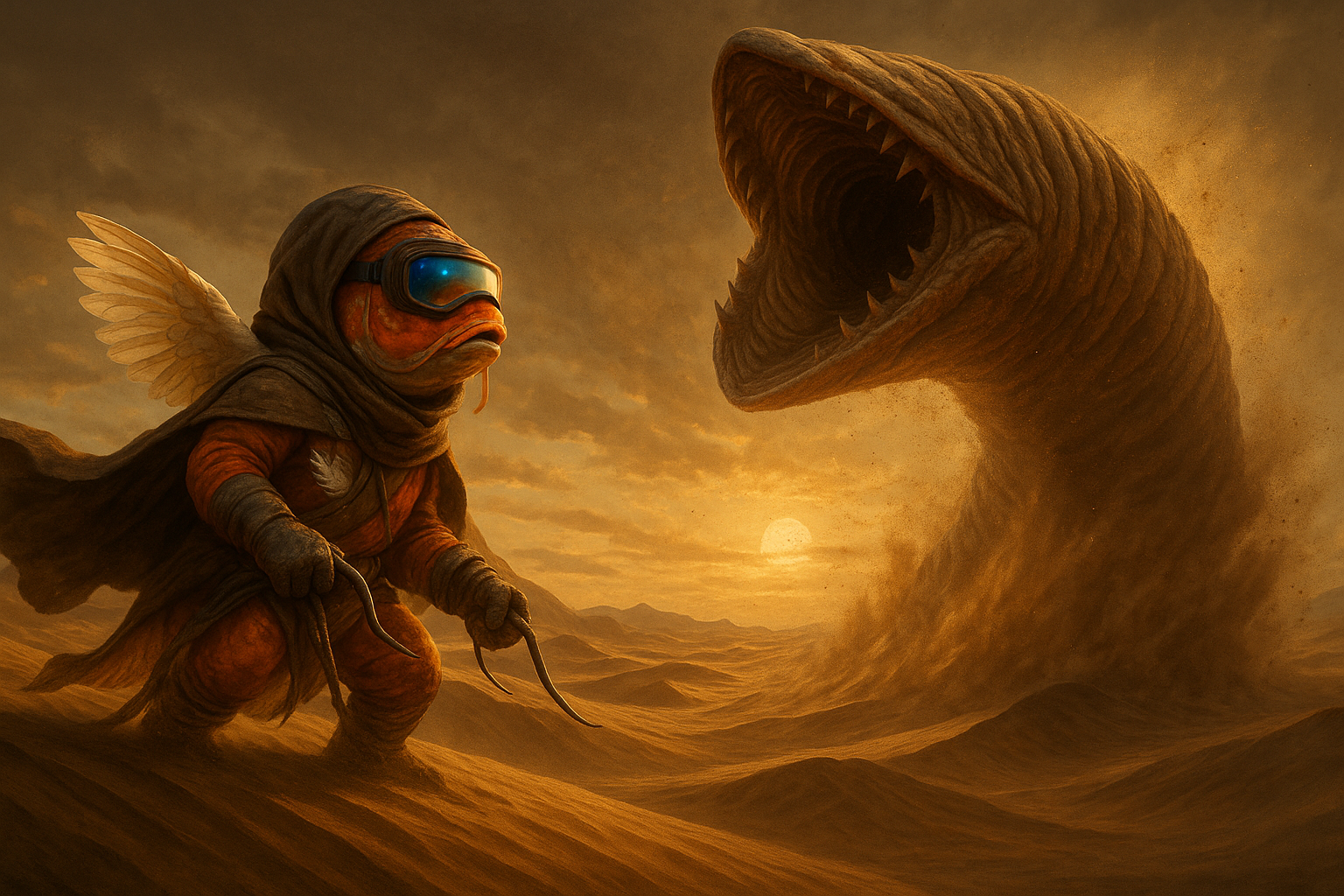 Second example of generated image from a generated prompt
